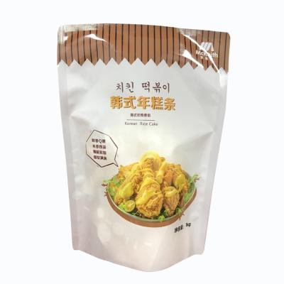 China Custom Printed Korean Rice Cake Moisture Proof Packaging Plastic Bag for sale