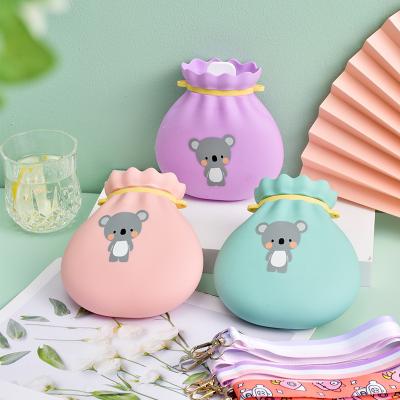 China FLANNEL hot water bag hand warmer thickened plush explosion-proof cartoon hot water bag for sale