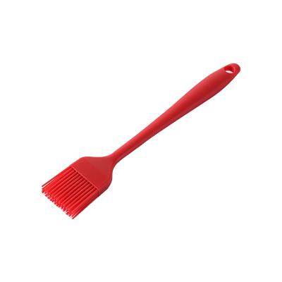 China Wholesale Food Grade Viable BPA Free Heat Resistant BBQ Silicone Pastry Oil Brush Wide Free Baking Silicon Basting Brush For Kitchen for sale