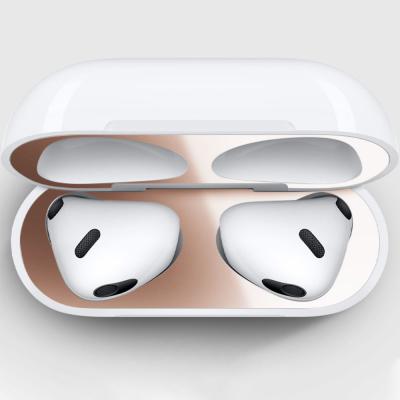 China Fashionable Earphone Cover Sticker Proof Dirt Dust Cover Device Film For Airpods 3 2021 for sale