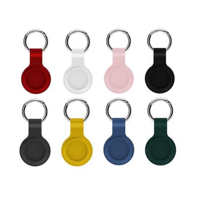 China Hot Sale Amazon Anti-fall Locator Anti-lost Tracker Device Key Chain Silicone Cover Device For Apple Airtags Case for sale