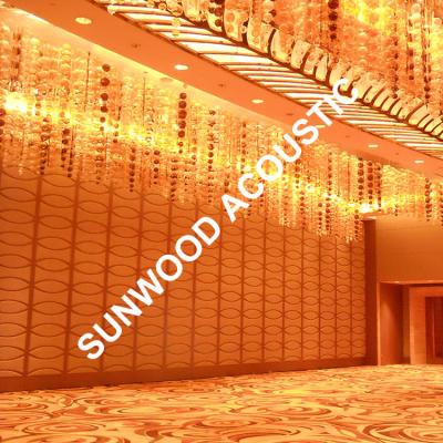 China Modern Multi Function Hall Semi Automatic Operable Folding Partition Wall for sale