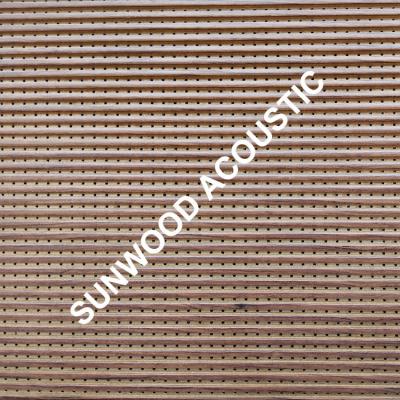 China Luxury Acoustic Module Quadrillo Type V Grooved Perforated Ceiling Panel With Foam Core for sale