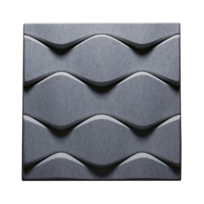 China Modern Eco-Friendly 3D PET Polyester Fiber Acoustic Interior Decorative Wall Panel For Home Theater for sale