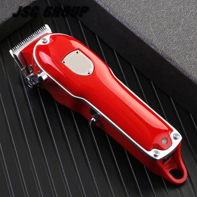 China New LED Display Rechargeable Hairdresser Scissors Right Handed Full Metal Design Professional Light Electric Hair Clippers for sale