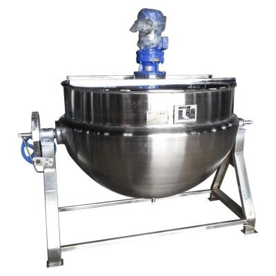 China Dairy Factory 500L Candy Cooking Pots / Jacketed Cooking Kettle for sale