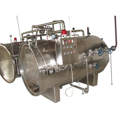 China food & Beverage Factory Steam Jet Autoclave For Vegetables In Pots for sale