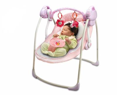 China New Products Modern Musical Chair Swing Folding Baby Rocker for sale