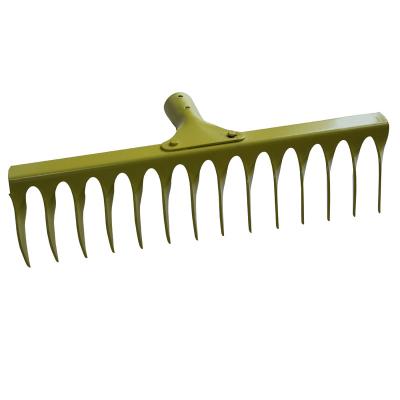 China Eco-friendly Metal Rake Tool Garden Lawn Rake Wholesale China Manufacturer Farming Leaf Roof for sale