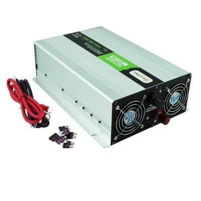 China Off-Grid System 12V 24V 48V DC To AC 110v 220v 1200W Pure Sine Wave Power Inverter With Charger for sale