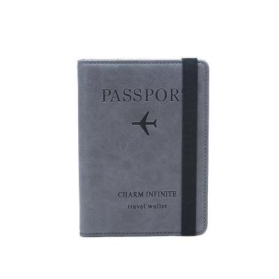 China Waterproof 2021 New PU Leather Hot Sales Multifunctional RFID Passport Fashion Card Holder For Lady for sale