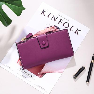 China 2021 Anti-theft New Style Multifunctional Large Capacity Handbag RFID Leather Wallet for sale