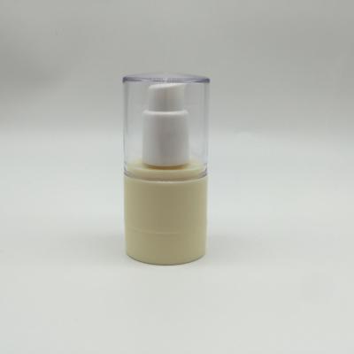 China Personal Care As Lotion New Design Clear Oval Shape Luxury Airless Sunscreen Bottles 15ml 30ml 50ml for sale