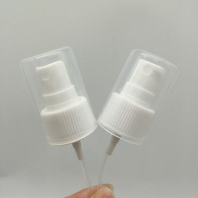 China Non Spill 24/410 Fine Mist Atomizer 24mm PP Cap White Plastic Mist Spray Pump Full Neck / Cosmetic Toner for sale