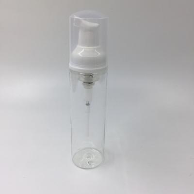 China Non Spill 2oz Foam Pump Bottle / PP Plastic Clear Foaming Spray Pump Bottle 60ml for sale