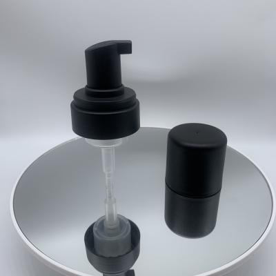 China Non Spill 43mm Matt Black Foaming Pump For Hand Soap / 42/410 High Quality Plastic PP Foam Pump Dispenser With Low Price for sale