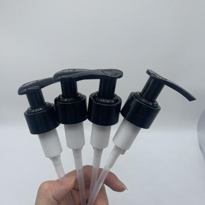 China Non Spill 24/410 pp shinning Black Plastic Left Right Switch Type Hand Soap Wash Lotion Dispenser Pumps for sale