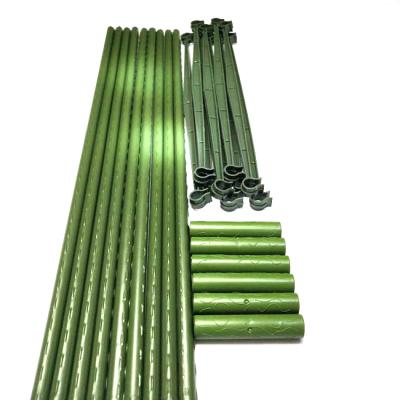 China Steel Plant Support Garden Stake PE Coated for sale