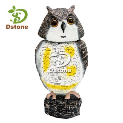 China Plastic Solar Powered Europe Owl Bird Alert for sale