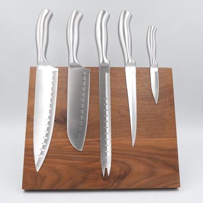 China Sustainable High Quality 5 Piece Kitchen Knife Set With Hollow Handle for sale