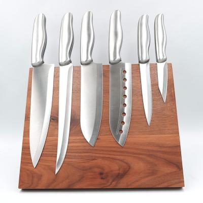 China 6 Piece Sustainable High Quality Kitchen Knife Set With Sandwich Handle for sale