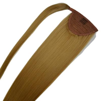 China Factory Supply Natural Adjustable Elastic Band Synthetic Wave Hair Piece Ponytail Extensions for sale