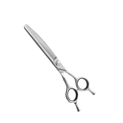 China Stocked Pet Grooming Scissors 6.5 Inch Curved Dog Pet Grooming Scissors Thinning for sale