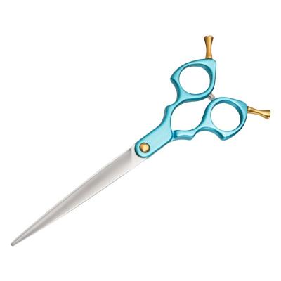 China Stocked Pet Scissors Japan440c Grooming Scissors Professional 6.5 Inch Dog Scissors Pet Grooming Shears for sale