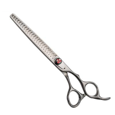 China Stocked Chunker Shears SUS440C Dog Pet Grooming Scissors OEM Manufacturer Pet Scissors For Dog Haircut for sale