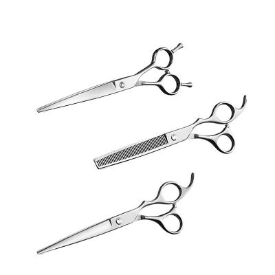 China Viable Home Use Pet Scissors Economical Grooming Scissors SUS420J2 Dog Hair Cleaning Tools OEM Factory for sale