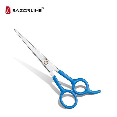 China Mass Sale Viable Plastic Pet Scissors Economical Handle Types For Pet Grooming Home Care for sale