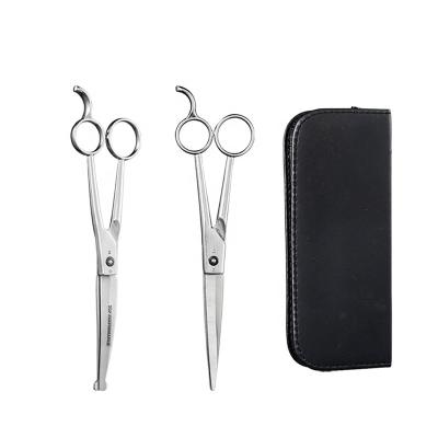 China New Stainless Steel Pet Grooming Scissors Cost-Performance Viable Groomer Use With High Quality for sale