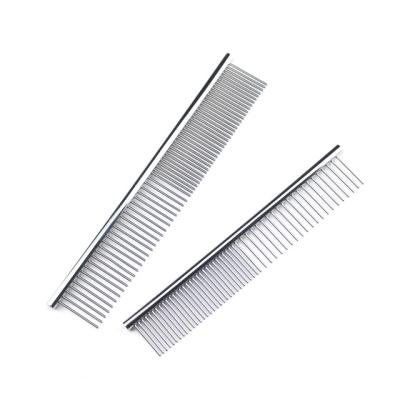 China Sustainable Razorline Dog Comb For Dog Cat Hair , Matel Comb for sale