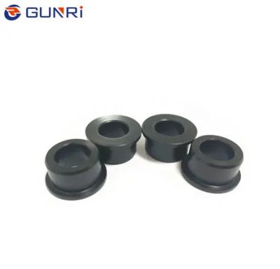 China Self Lubricating GUNRI Precision Insulator Nylon Plastic Flange Bushing CNC Turning Gear Reducer Service Metric for sale