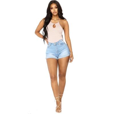 China 2018 wholesale Anti-wrinkle in miami lady denim pants china factory sexy short jeans for women for sale