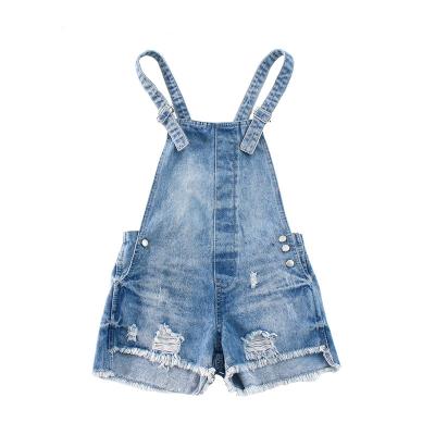 China Quality Fashion Malaysia Philippines Children Kids Pants Breathable Custom Dropship Wide Leg Fits Girls Stylish Damaged Jeans for sale