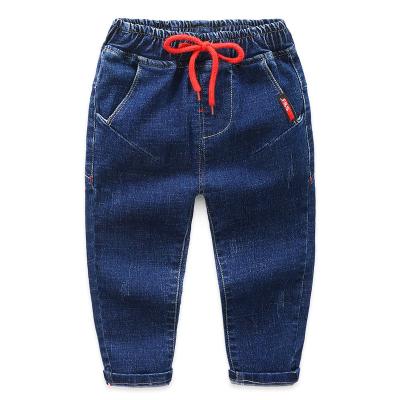 China Wholesale Private Label Breathable High Quality Boy Lattice Jumpsuits Kids Promotion Fashion Jeans For Kids for sale