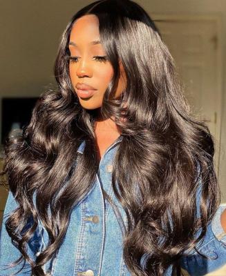 China Virgin 100% Remy Human Hair With Baby Hair And Natural Hairline Wholesale HD Brazilian Hair Lace Front Wig, Virgin Cuticle Aligned Hair Full Lace Wig, 13x6 Lace Frontal Wig For Women color for sale