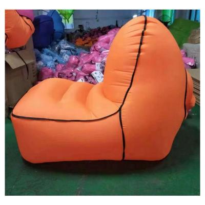 China Beer Barrel Sports Portable Outdoor Camping Lazy Inflatable Sofa Air Bed Lazy Seat Outdoor Lazy Inflatable Sofa for sale