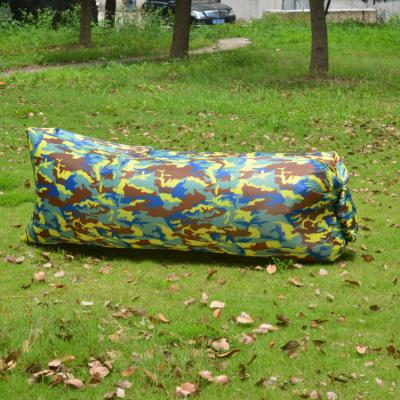 China Hot Selling Beer Barrel Waterproof Lazy Outdoor Portable Easy To Fold Quick Inflatable Air Lounge Sofa Bed for sale