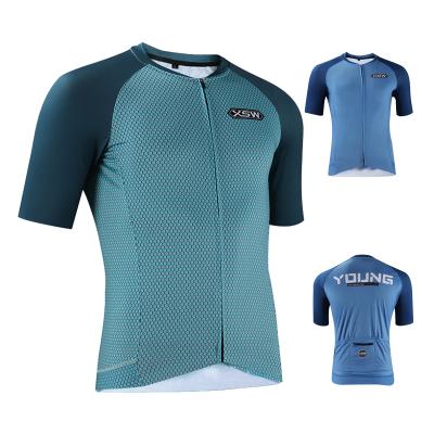 China Breathable Custom Design Logo Cycling Jersey Top Bike Top Cycling Jersey Cycling Sportswear Cycling Bicycle for sale