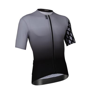 China Breathable Customize Team Road Bike Cycling Tank Top Cycling Wear Mens Short Sleeves Gradient Cycling Tank Top for sale