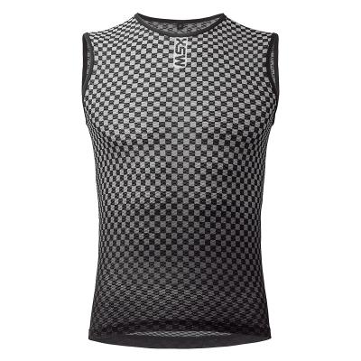 China Breathable Mesh Fabric Basic Design Vest Base Layer Road Bike Singlet Bike Wear Without Sleeves for sale