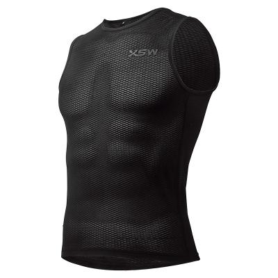 China Lightweight Breathable Mesh Fabric Base Layer Men's Sleeveless Cycling Tank Tops Invest for sale