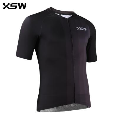 China Breathable Hot Sale Cycling Wear T-shirts Cycling Black Men's Cycling Shirt Black Cycling Tank Top for sale