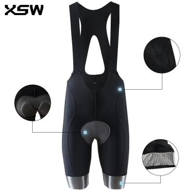 China Breathable Customizable Logo Printing Bib Short Pants OEM Designs Cycling Tight Bib Shorts for sale