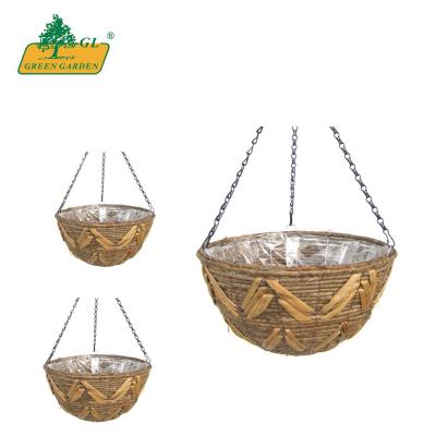 China Durable Hot Sale Products Amazon Basket Planters Banana Leaf And Water Hyacinth Hanging Basket for sale