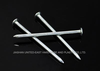 China Low Carbon Steel Q195 Q235 Zinc Coated Nails , 4 Inch Galvanized Nails Diamond Point for sale