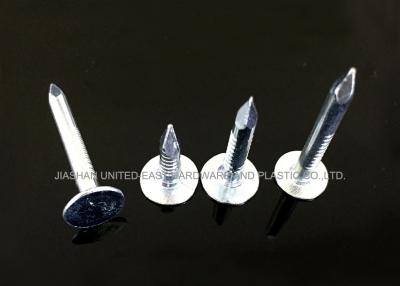 China Galvanized Coated Clout Big Flat Head Nails For Fix Roofing Sheet for sale