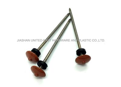 China Rust Resistance Stainless Roofing Nails 304 Stainless Steel Ring Shank Nails for sale